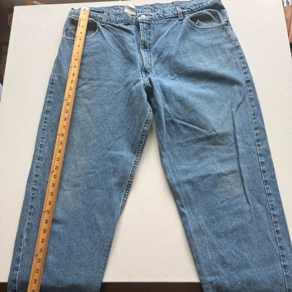 EUC Carhartt Jeans Mens 42x32 Sraight Pockets Loose Original (C3)